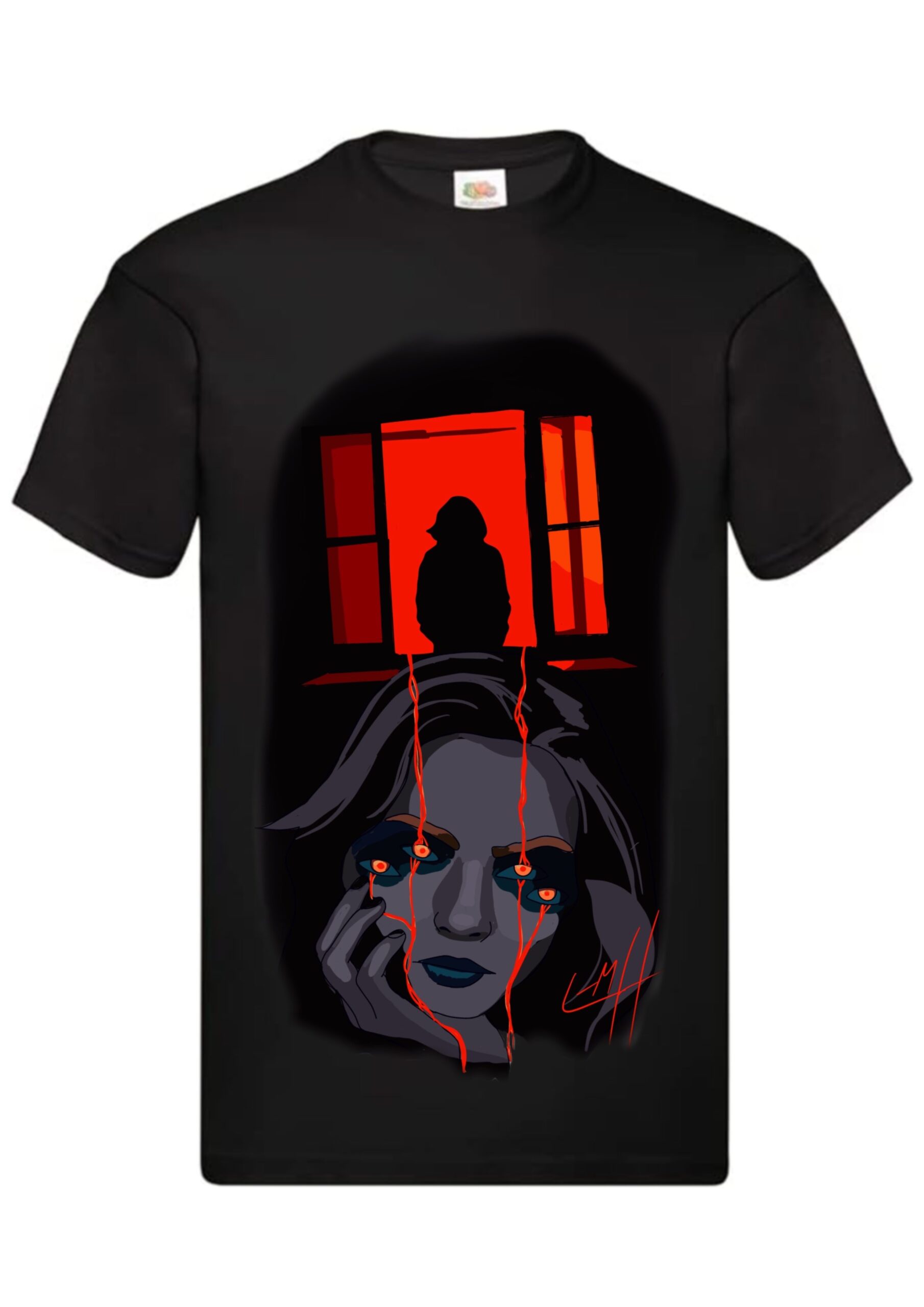 orange window shirt
